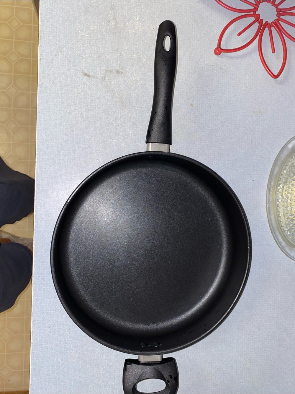 Nonstick Black Frying Pan with Handle